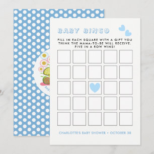 Whimsy Fairy-sprookje Garden Baby shower Bingo Gam Kaart