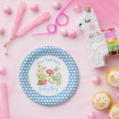 Whimsy Fairy-sprookje Spring Garden Baby Boy Showe Papieren Bordje (Feest)