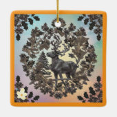 "Whimsy Fantasy Art" Keramisch Ornament (Achterkant)