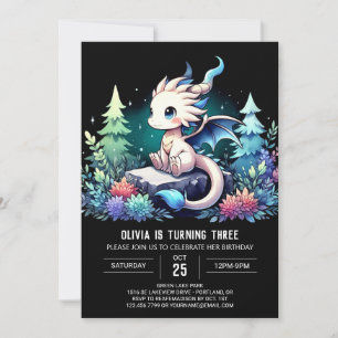 Whimsy Fantasy Dragon Verjaardag Kaart