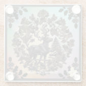 "Whimsy Fantasy" Glazen Onderzetter (Achterkant)