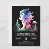 Whimsy Fantasy Lion Verjaardag Kaart (Voorkant)