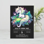 Whimsy Fantasy Paard Verjaardag Kaart (Staand voorkant)