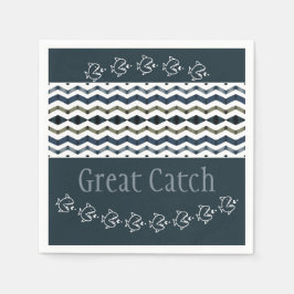 Whimsy Fish Designer Paper Servet