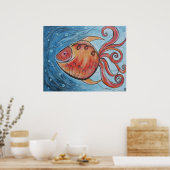 Whimsy Fish II Poster (Keuken)