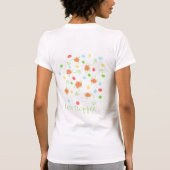 Whimsy Floral en Polka Dot T-shirt (Achterkant)