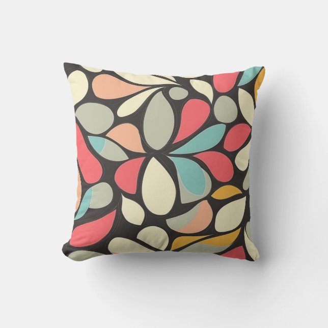 Whimsy Floral  Mode Pattern Kussen (Voorkant)