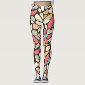 Whimsy Floral  Mode Pattern Leggings (Voorkant)