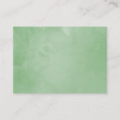 Whimsy Floral Parachute Baby shower Display Shower Informatiekaartje (Achterkant)