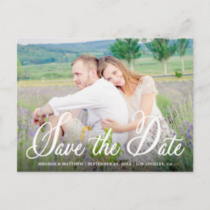 Whimsy Foto Save the Date Announding Briefkaart