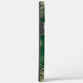 Whimsy Gold en Green Dreamweaver Feathers Mandala Case-Mate iPhone Case (Achterkant / Rechts)