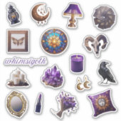 Whimsy Gothic Stickers | Whimsigoth Journal Sticke (Voorkant)