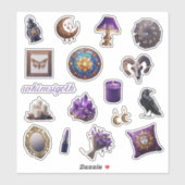 Whimsy Gothic Stickers | Whimsigoth Journal Sticke (Vel)