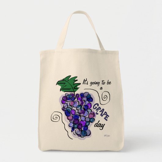 Whimsy Grapes Tote Bag (Voorkant)