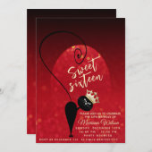 Whimsy grappige kat Rode spotlight bokeh Kaart (Voorkant / Achterkant)