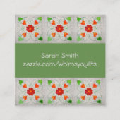 Whimsy Heart Quilt Visitekaartjes (Voorkant)