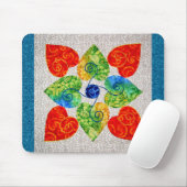 Whimsy Hearts Quilt - Blok #1 Muismat (Met muis)
