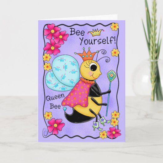 Whimsy Honey Bee Friendship Kaart (Voorkant)