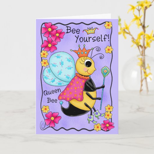 Whimsy Honey Bee Friendship Kaart