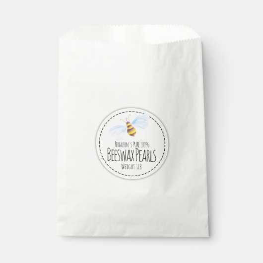 Whimsy honing bijenkunst bijenwas parels productza bedankzakje (Voorkant)