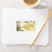 Whimsy in Christmas Garlands Retouradres Labels (Insitu)