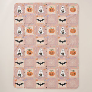 Whimsy in de Pumpkin Patch Sherpa Deken
