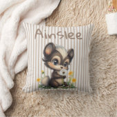 Whimsy in de wilde bloemen kussen (Deken)