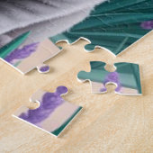 Whimsy in Lavender: een dromerige puzzelontsnappin Legpuzzel (Zijkant)