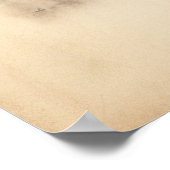 Whimsy in Natuur: Levendige berkenbladeren Poster (Hoek)