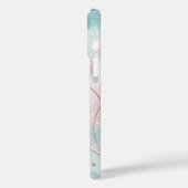 Whimsy in roze en blauw Case-Mate iPhone case (Achterkant / Links)