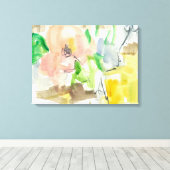 Whimsy in The Garden II Canvas Afdruk (Insitu (Houten vloer))