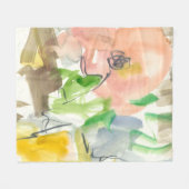 Whimsy in The Garden II Fleece Deken (Voorkant (Horizontaal))