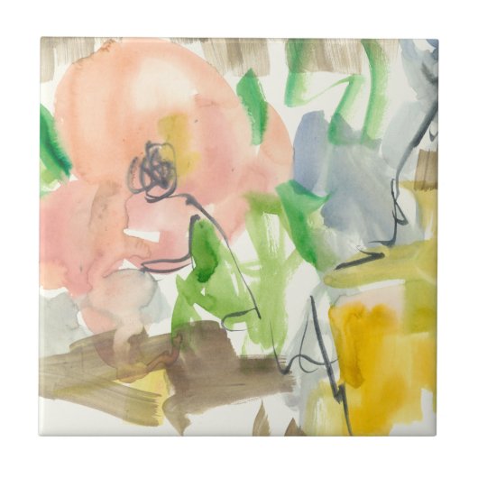 Whimsy in The Garden II Tegeltje (Voorkant)