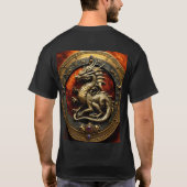 Whimsy in Waterverf: Dragon Fantasy T-Shirt coll (Achterkant)
