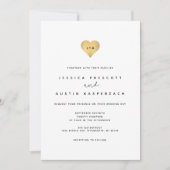 Whimsy Minimalist Wedding Invitation Kaart (Voorkant)