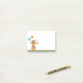 Whimsy olifant op een bal art post het merkt op post-it® notes (Op bureau)