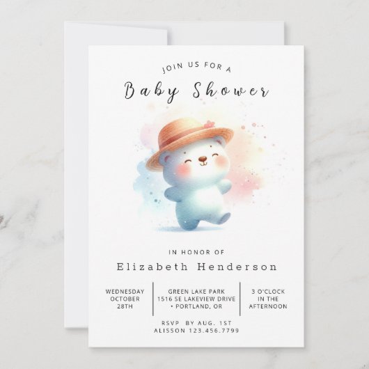 Whimsy Online Beer Baby shower Kaart (Voorkant)
