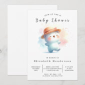 Whimsy Online Beer Baby shower Kaart (Voorkant / Achterkant)
