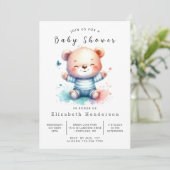 Whimsy Online Beer Baby shower Kaart (Staand voorkant)