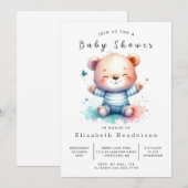 Whimsy Online Beer Baby shower Kaart (Voorkant / Achterkant)