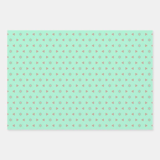 Whimsy onthulde wikkelpapier flat sheet set inpakpapier vel (Voorkant 2)