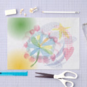 Whimsy Pastel Collage Tissuepapier (Craft)