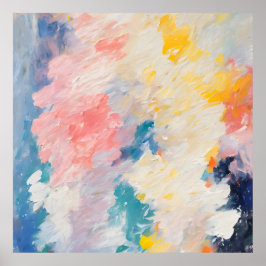 Whimsy Pastel Hues Dream Patroon Poster