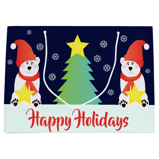 Whimsy Polar Beer Groot Cadeauzakje (Voorkant)