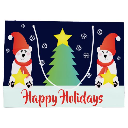 Whimsy Polar Beer Groot Cadeauzakje (Achterkant)