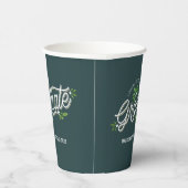 Whimsy Praise 8oz Papier Cup Papieren Bekers (Rechts)