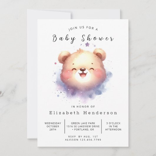 Whimsy Printable Beer Baby shower Kaart (Voorkant)