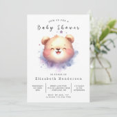 Whimsy Printable Beer Baby shower Kaart (Staand voorkant)