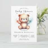 Whimsy Printable Beer Baby shower Kaart (Staand voorkant)