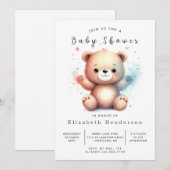 Whimsy Printable Beer Baby shower Kaart (Voorkant / Achterkant)